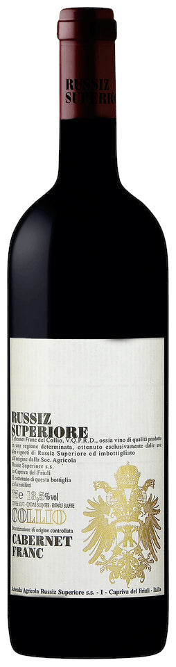 Marco Felluga Russiz Superiore Cabernet Franc 2021  Front Bottle Shot