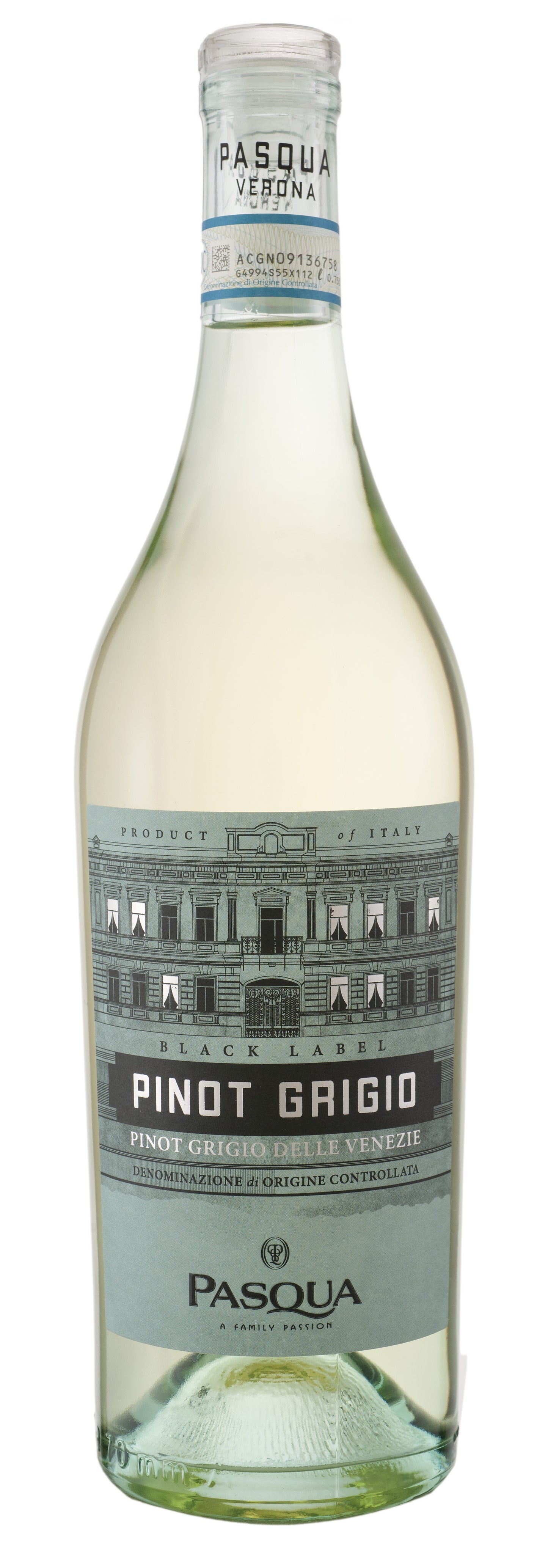 Pasqua Pinot Grigio 2023 Front Bottle Shot