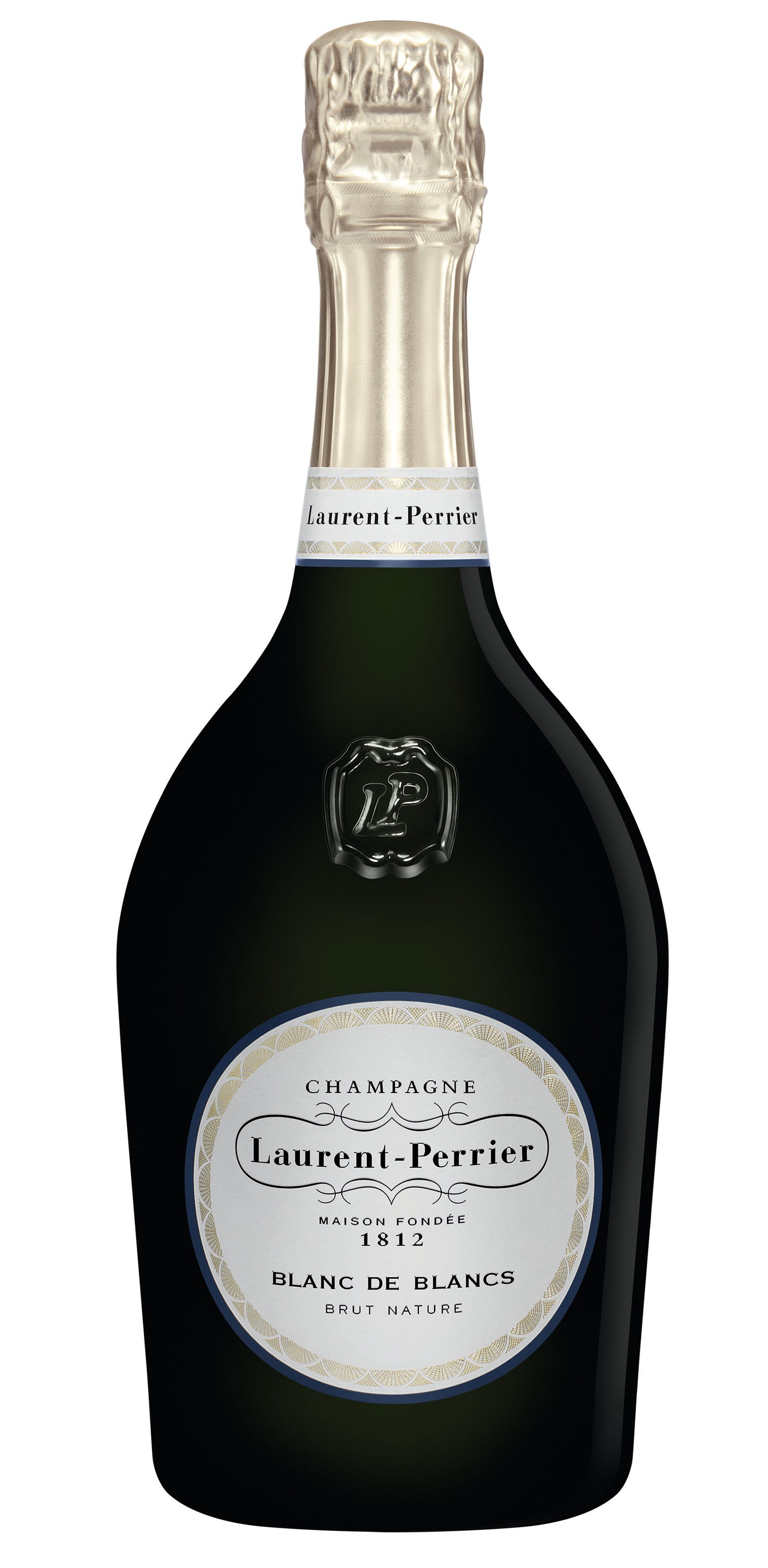 Laurent-Perrier Blanc de Blancs Brut Nature Front Bottle Shot
