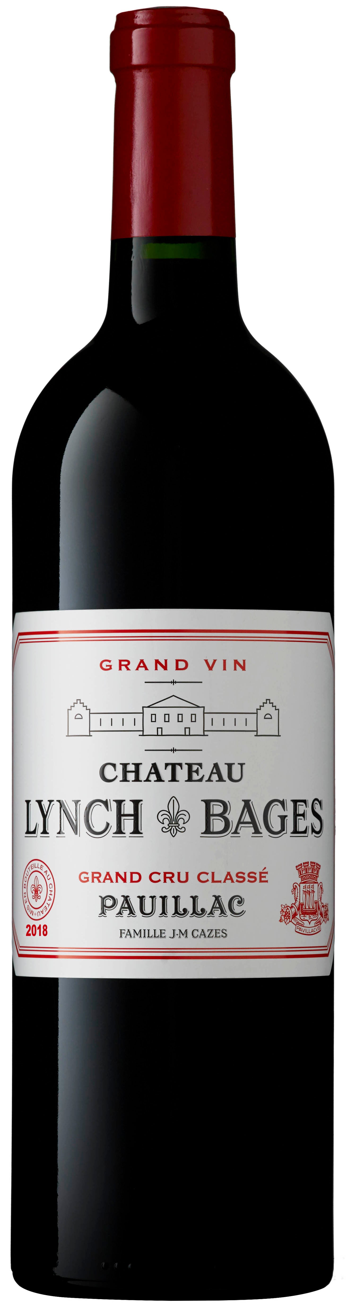 Chateau Lynch-Bages  2018  Front Bottle Shot