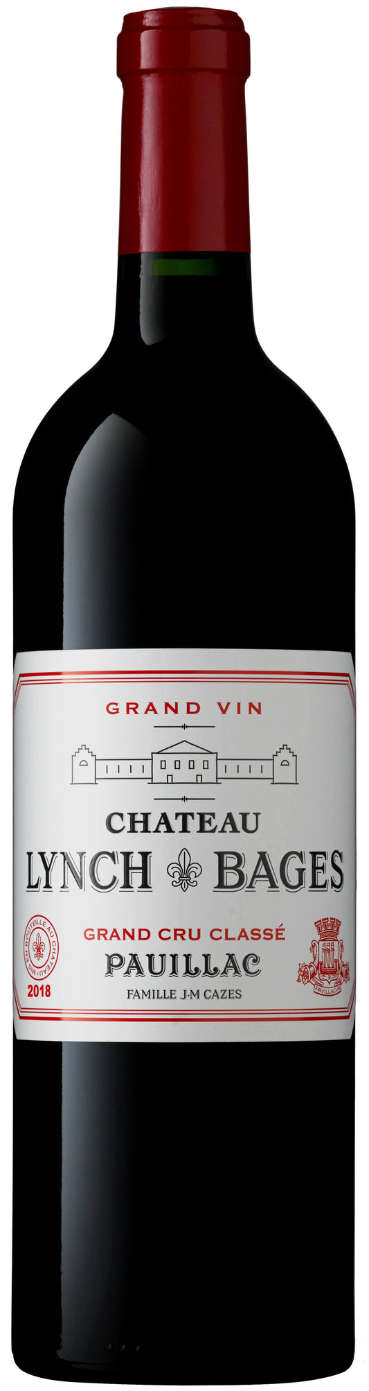 Chateau Lynch-Bages  2018  Front Bottle Shot