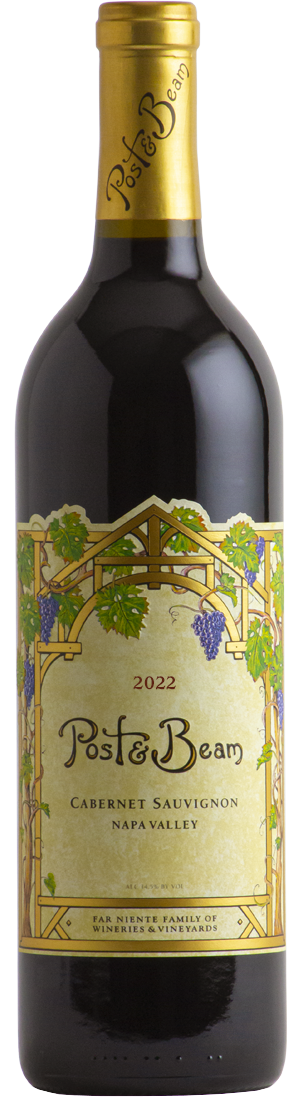Post & Beam by Far Niente Cabernet Sauvignon 2022 Front Bottle Shot