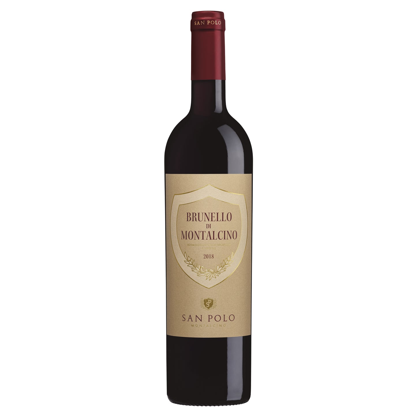 Poggio San Polo Brunello di Montalcino 2018 Front Bottle Shot