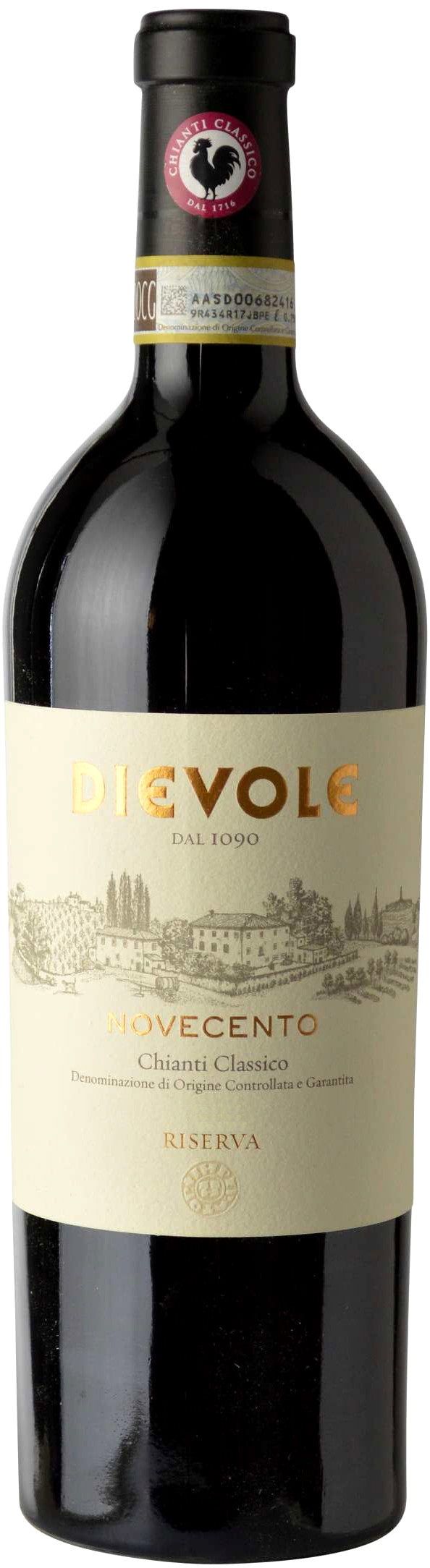 Dievole Novecento Chianti Classico Riserva 2020 Front Bottle Shot