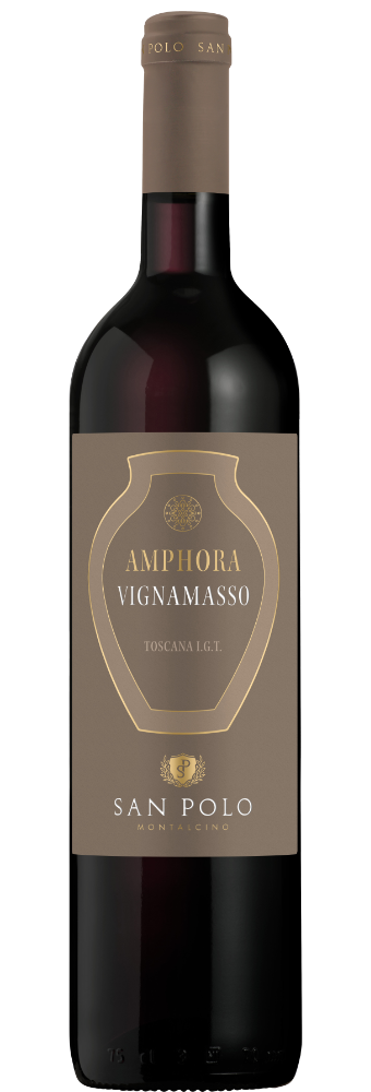 Poggio San Polo Amphora Vignamasso 2020 Front Bottle Shot
