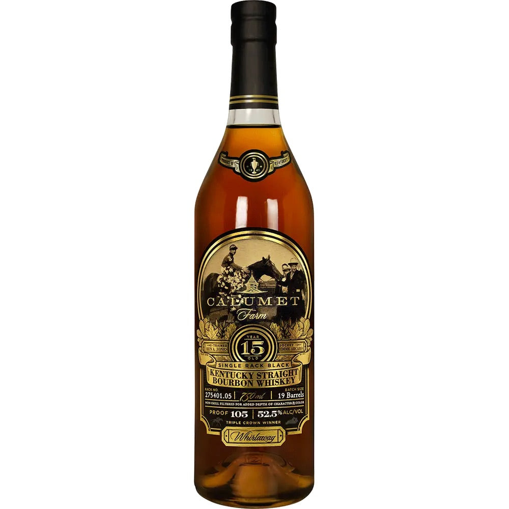 Calumet Farm Single Rack Black 15 Year Bourbon