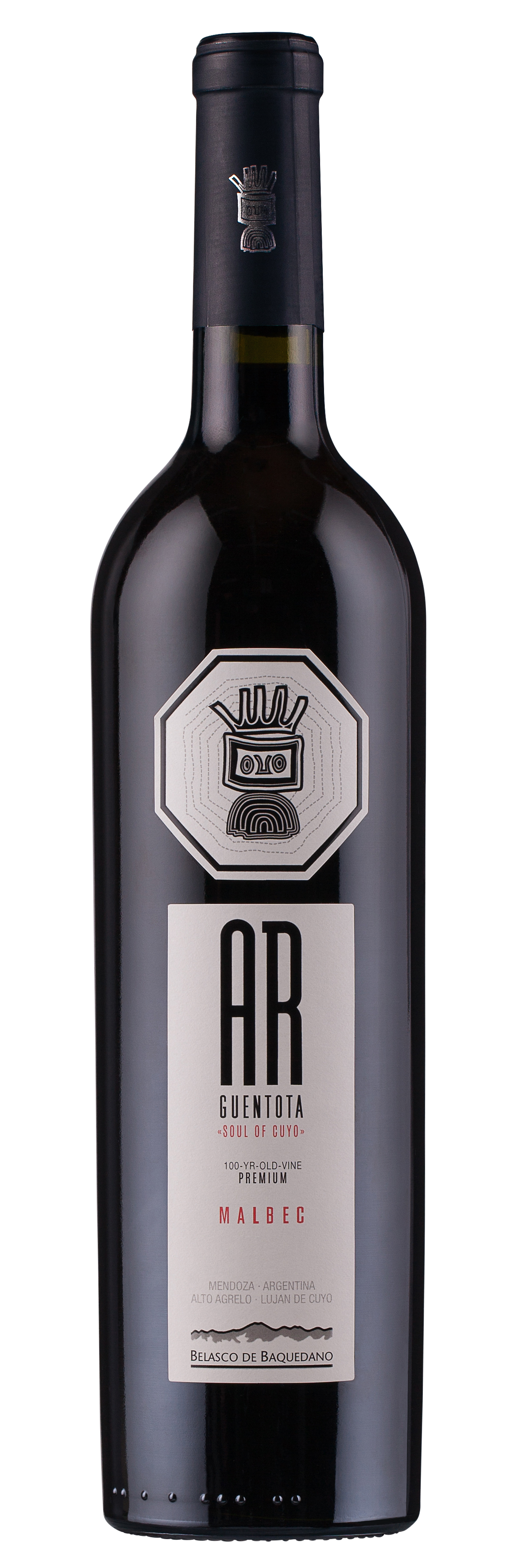 Belasco de Baquedano AR Guentota Malbec 2018 Front Bottle Shot