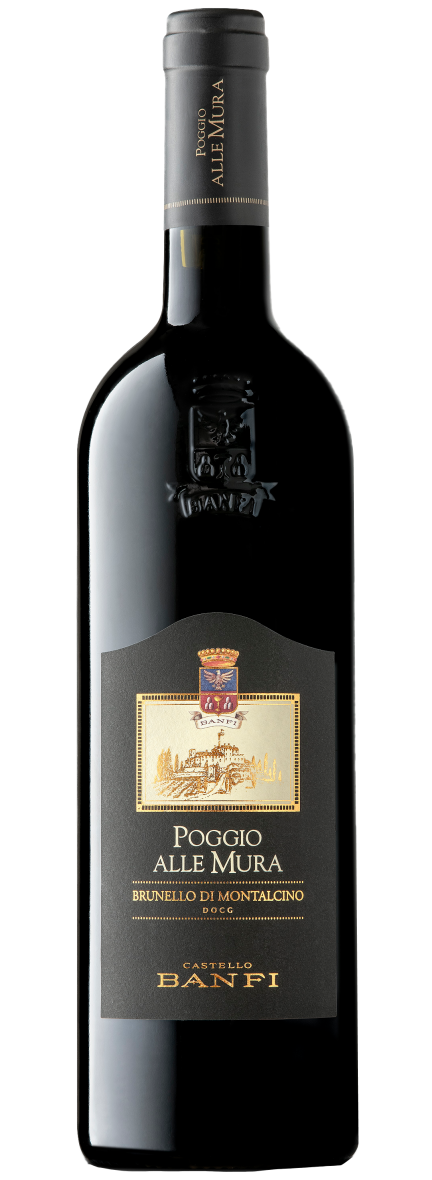 Banfi Brunello di Montalcino Poggio Alle Mura 2019 Front Bottle Shot