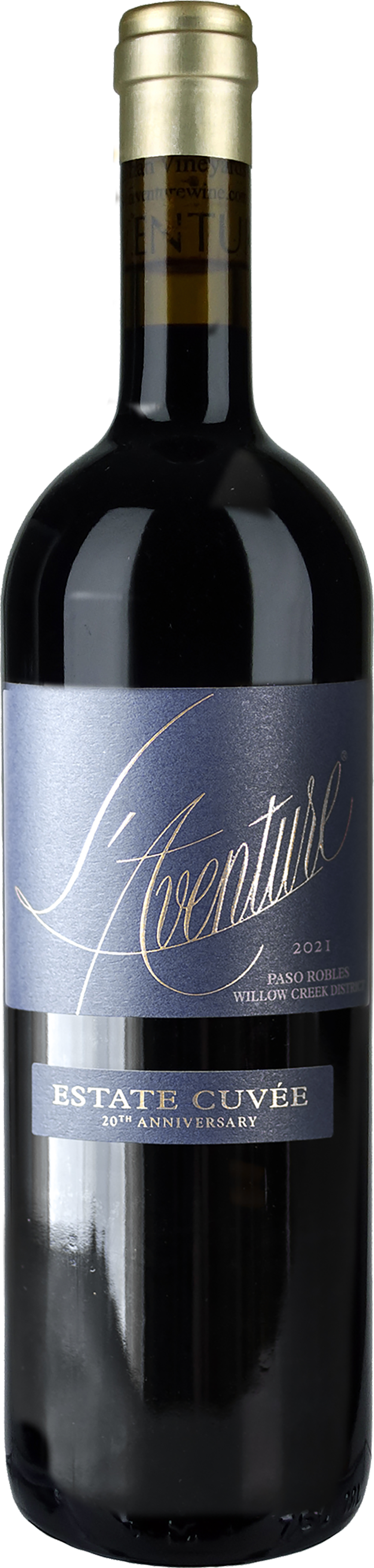 L'Aventure Estate Cuvee 2021  Front Bottle Shot