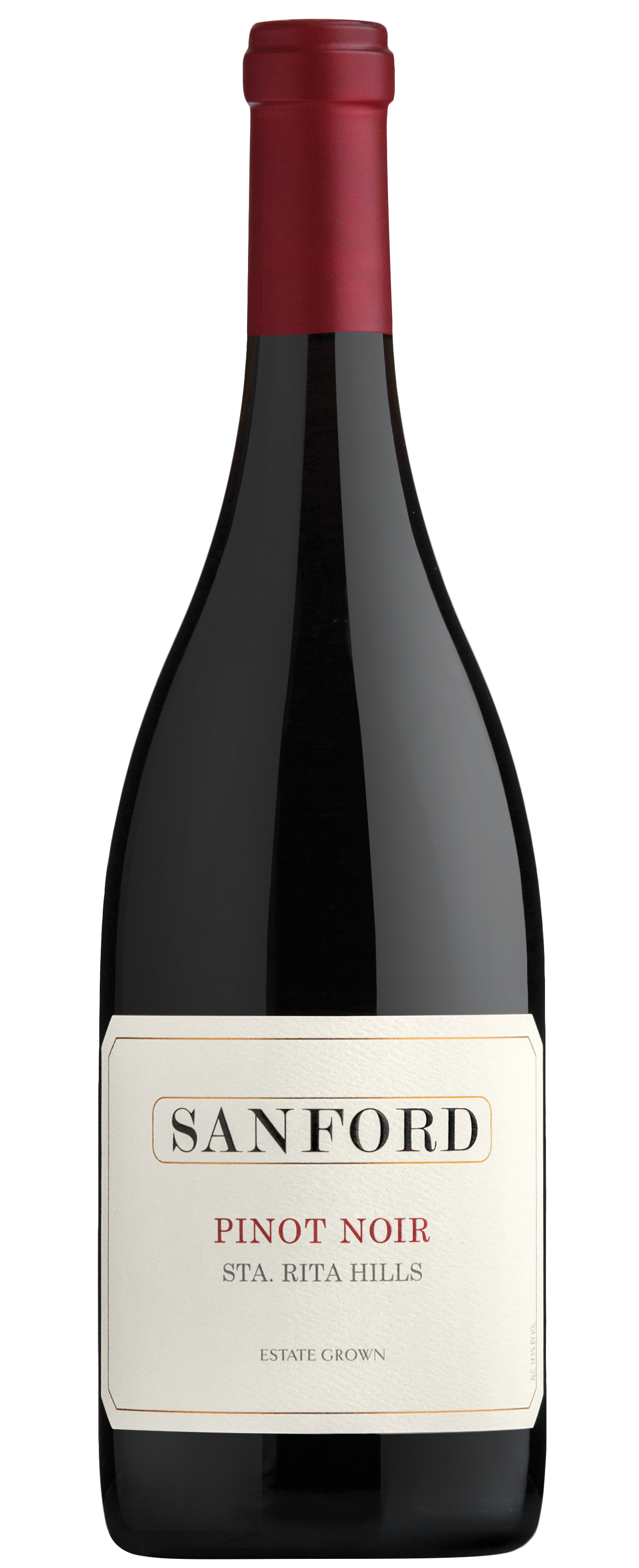 Sanford Sta. Rita Hills Pinot Noir 2022  Front Bottle Shot