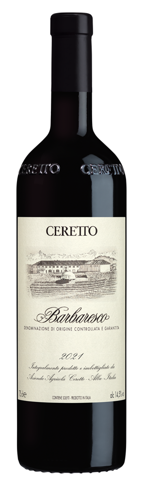Ceretto Barbaresco 2021 Front Bottle Shot