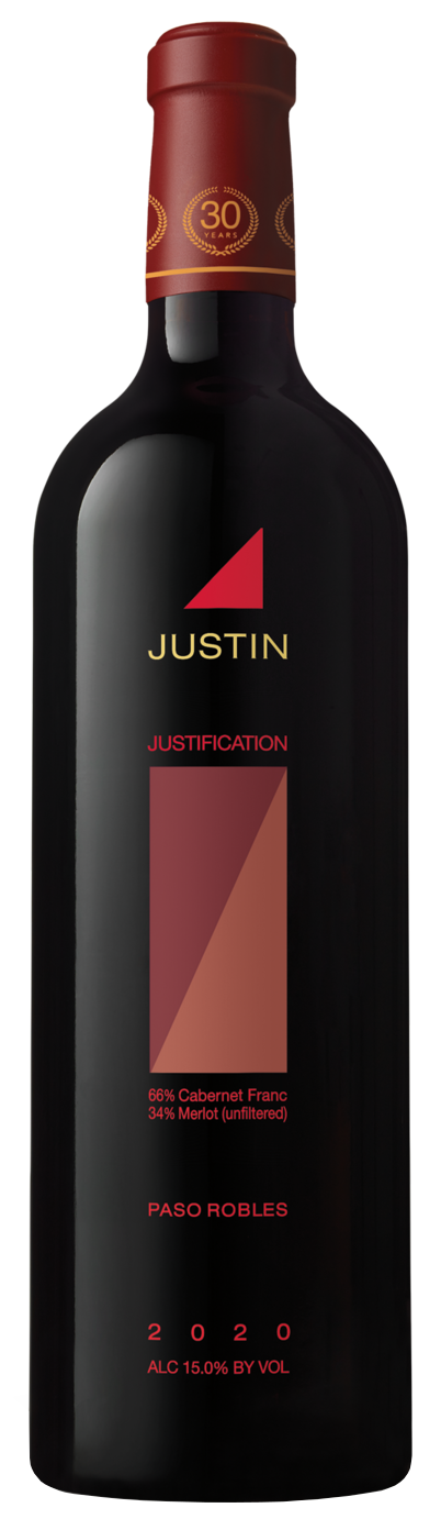 Justin Justification 2021 Front Bottle Shot