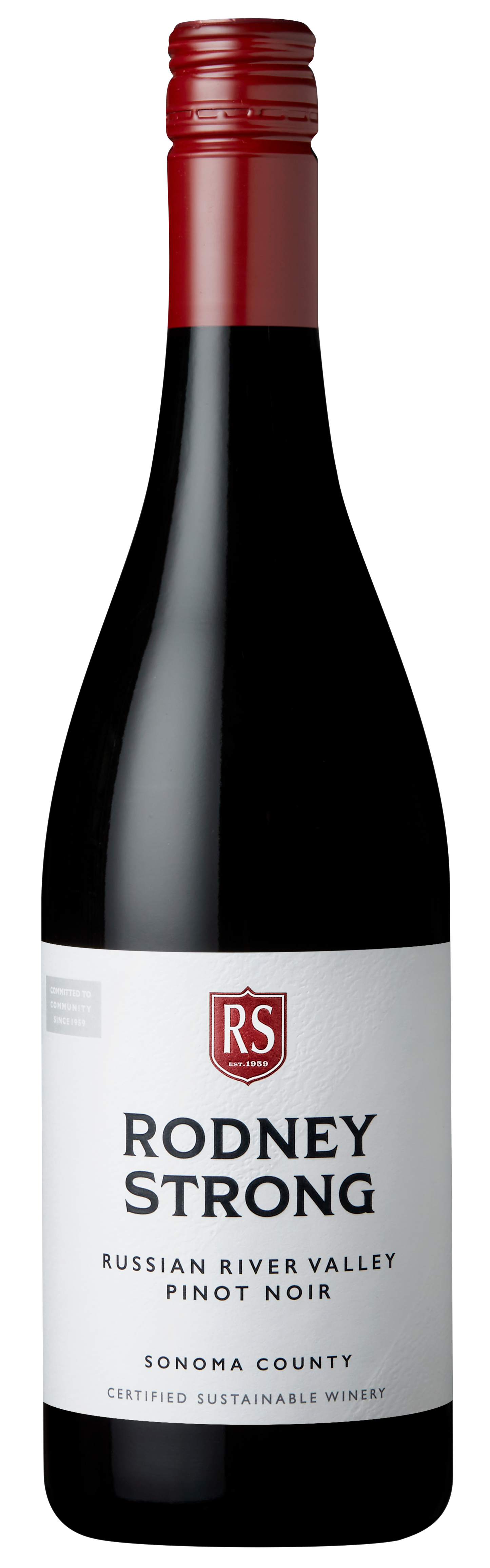 Rodney Strong Russian River Pinot Noir 2022 Front Bottle Shot