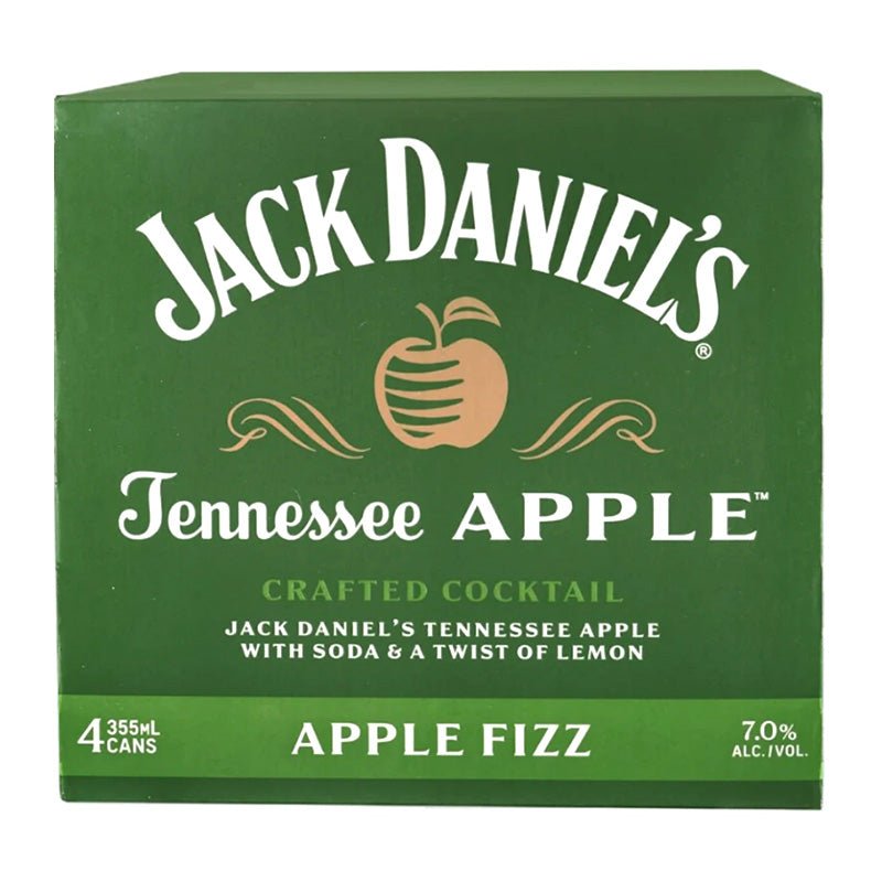Jack Daniels Apple Fizz Cocktail Whiskey 4/355ml
