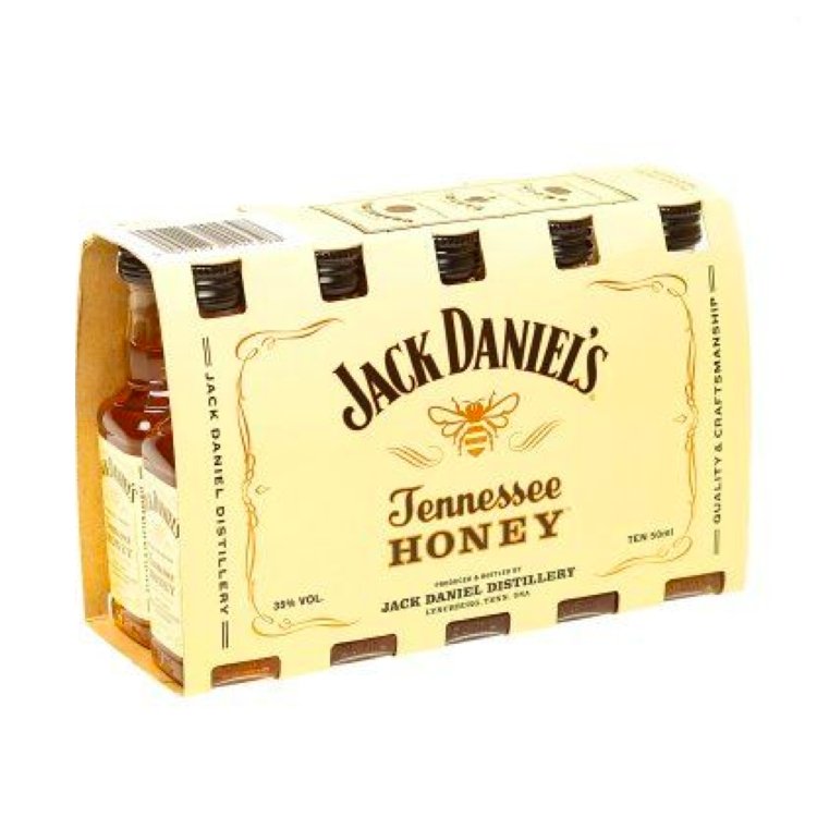 Jack Daniel's Honey Whiskey 50ml 10 Pack