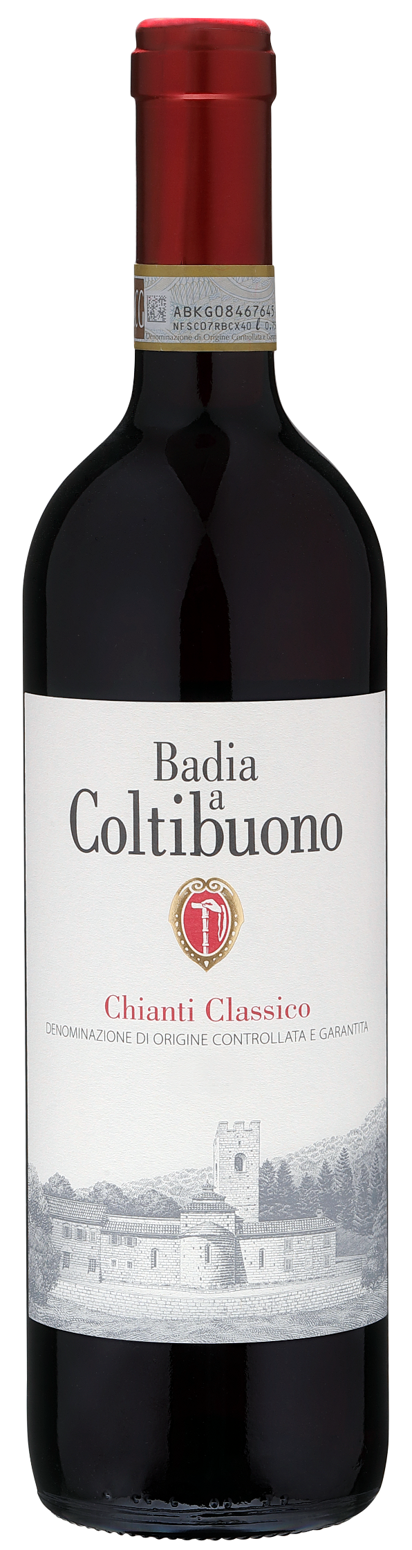 Badia a Coltibuono Chianti Classico 2022 Front Bottle Shot