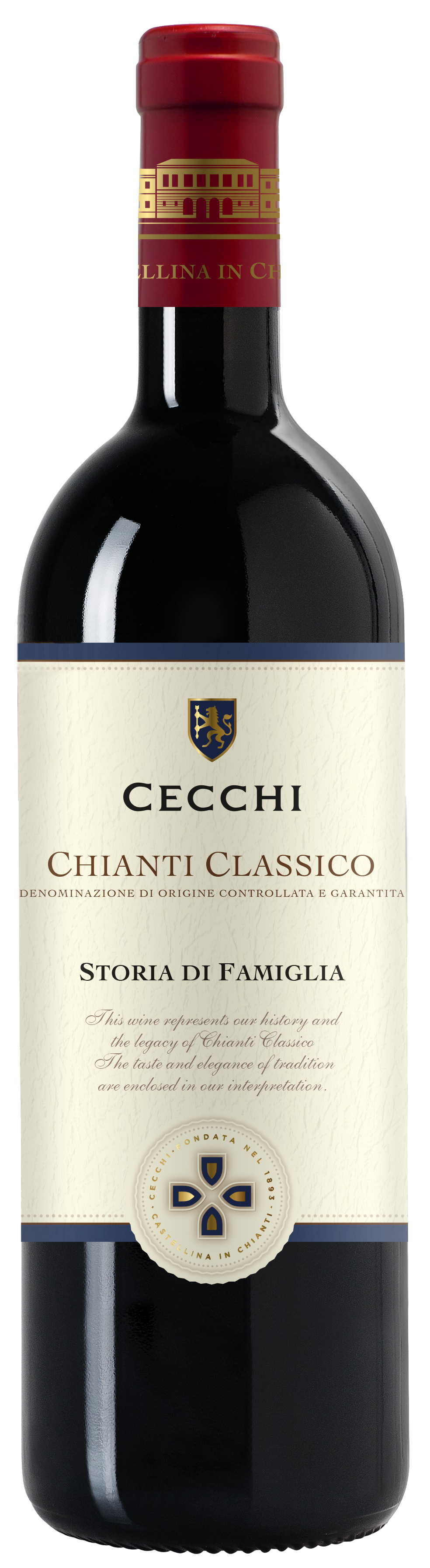 Cecchi Chianti Classico Storia di Famiglia 2022 Front Bottle Shot