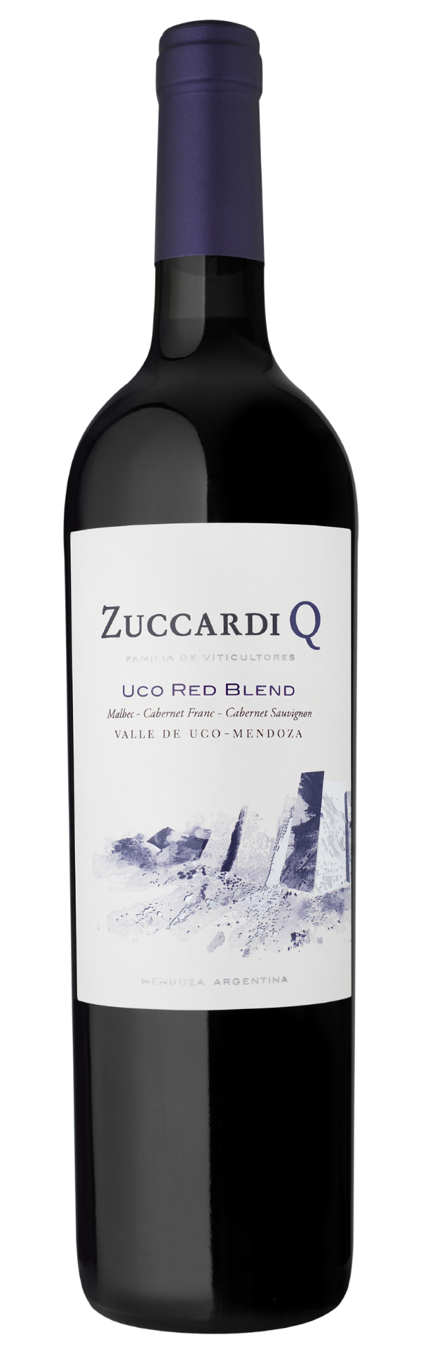 Zuccardi Q Uco Red Blend 2021 Front Bottle Shot