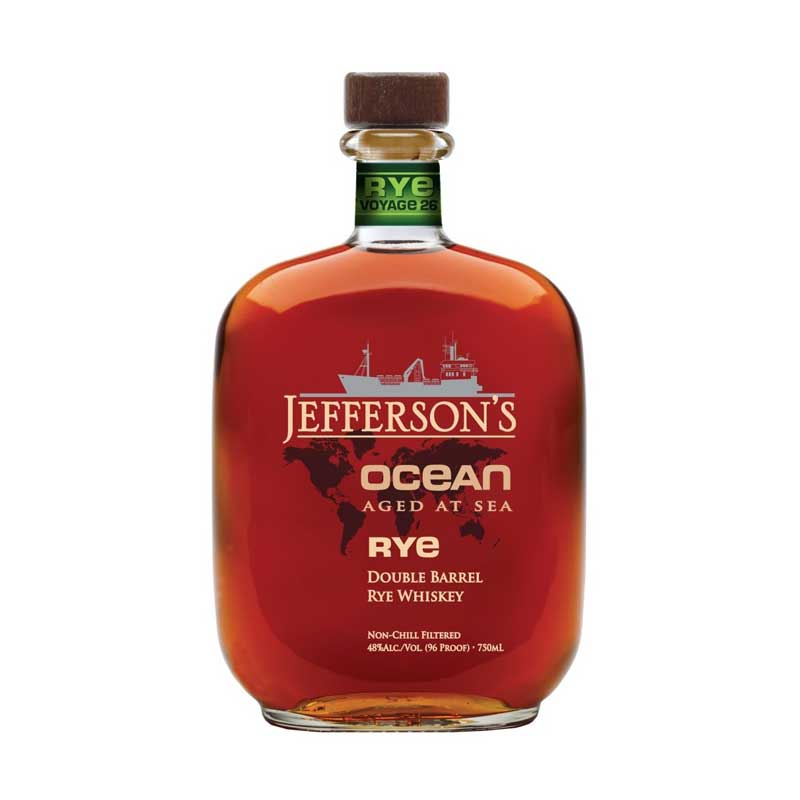 Jeffersons Ocean Aged At Sea Double Barrel Rye Whiskey 750ml