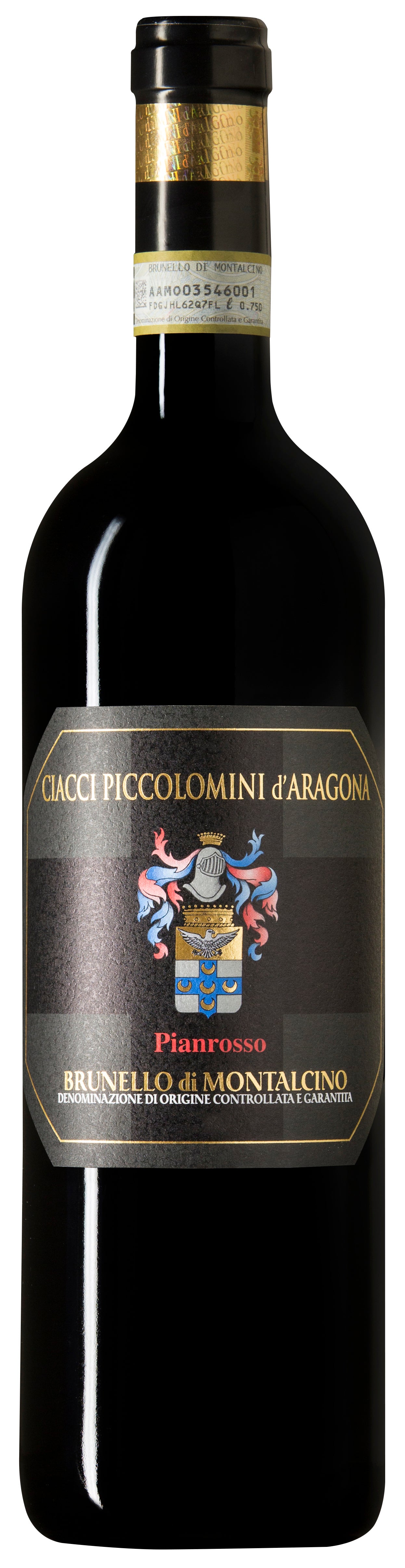 Ciacci Piccolomini d'Aragona Brunello di Montalcino Pianrosso 2020  Front Bottle Shot