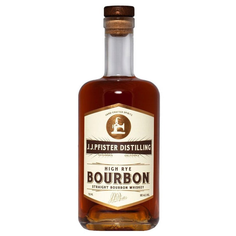 J.J. Pfister Distilling High Rye Bourbon Whiskey 750ml