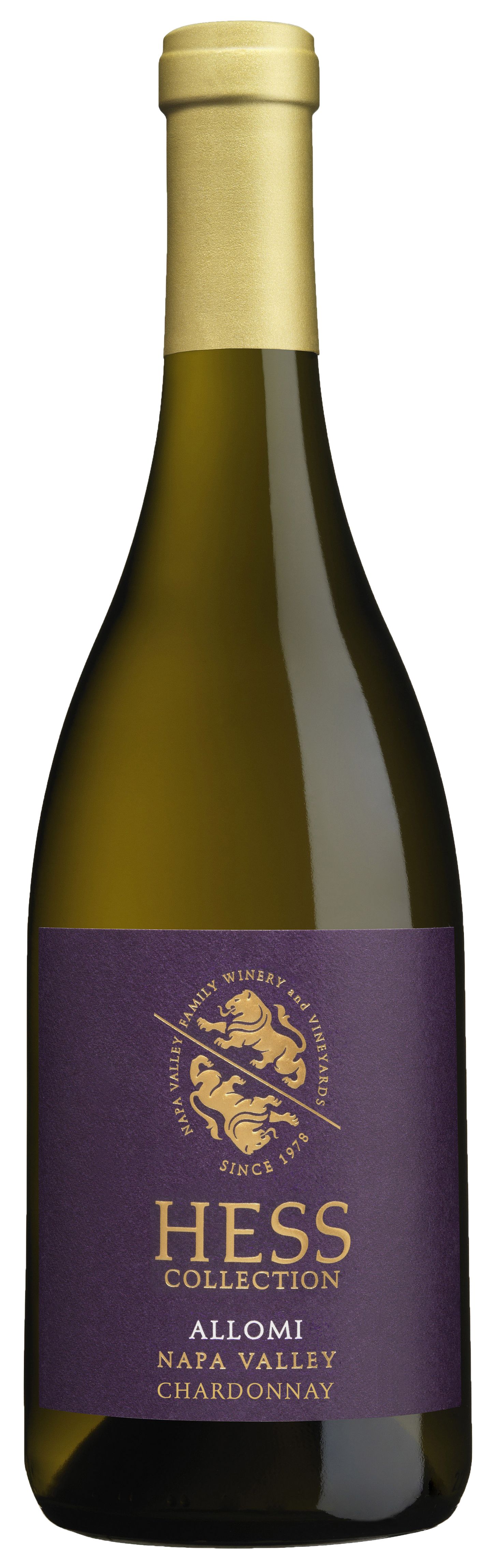 Hess Allomi Chardonnay 2019 Front Bottle Shot