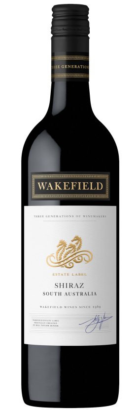 Wakefield Estate Shiraz 2019 Front Bottle Shot
