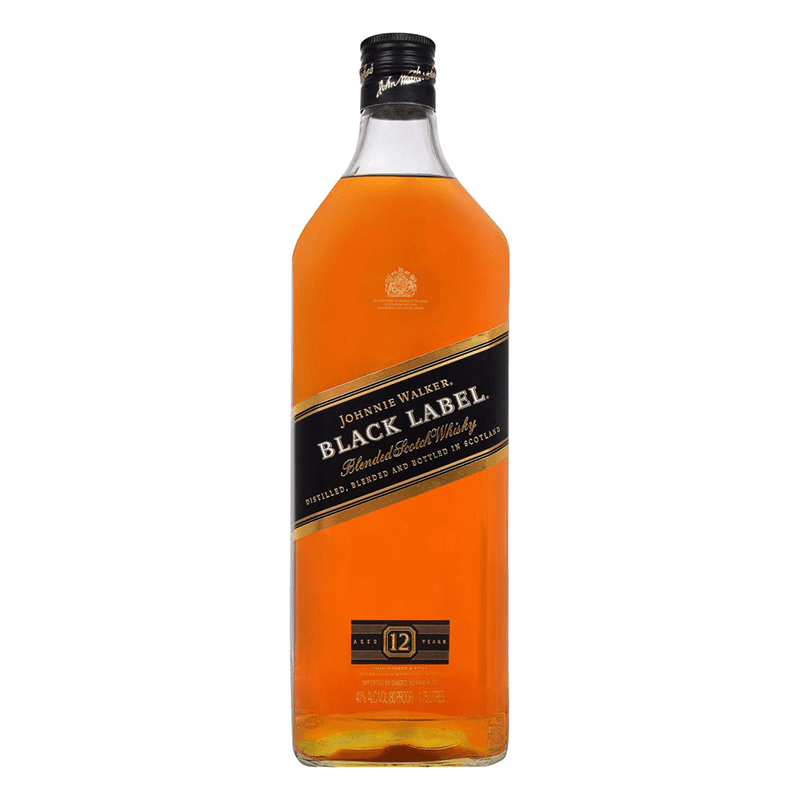 Johnnie Walker 12 Year Black Label Scotch 1.75L