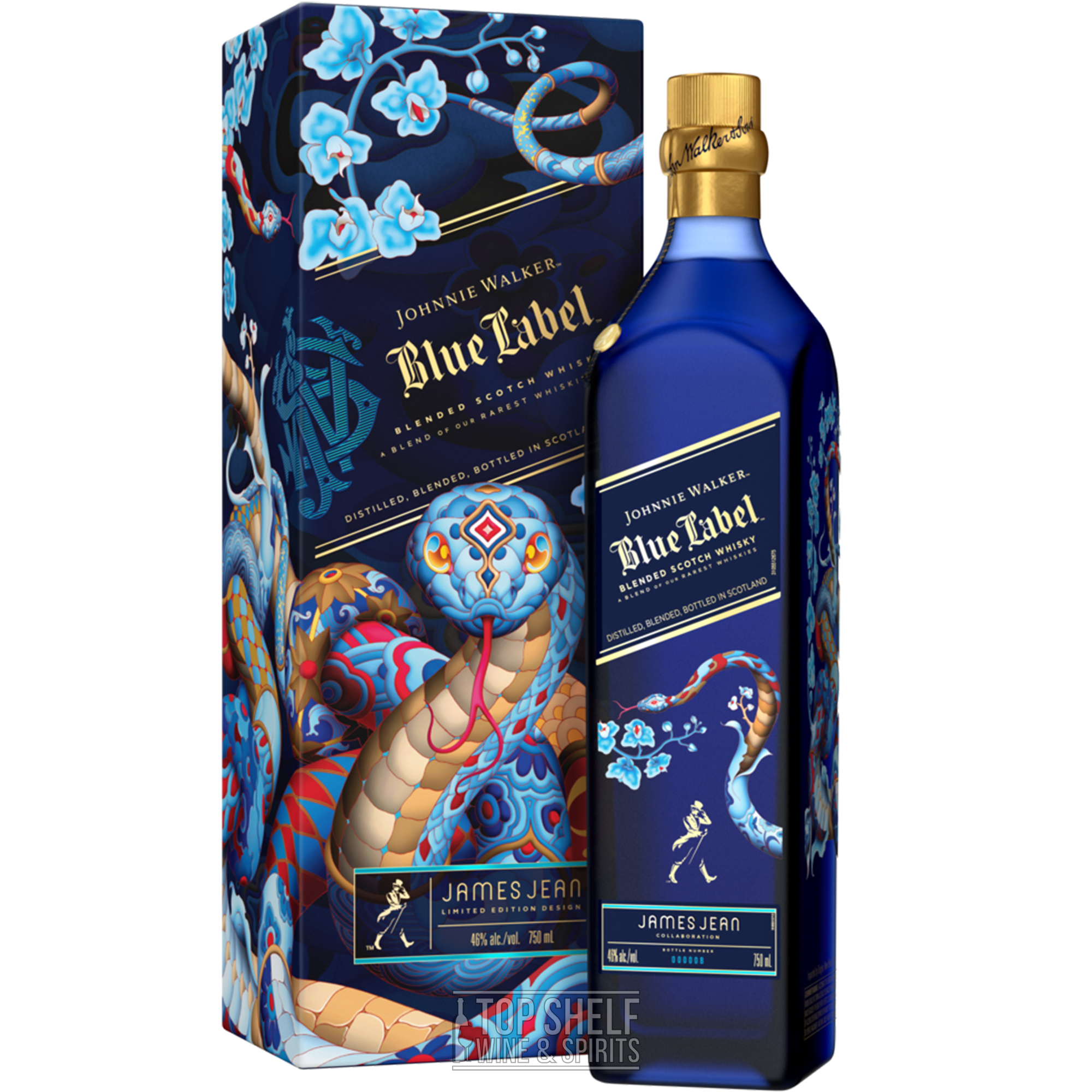Johnnie Walker Year of the Snake Limited Edition Blue Label 2025 Scotch