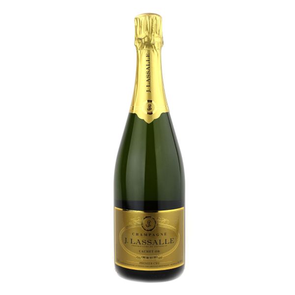 J. Lassalle Cachet Or Premier Cru Brut Front Bottle Shot