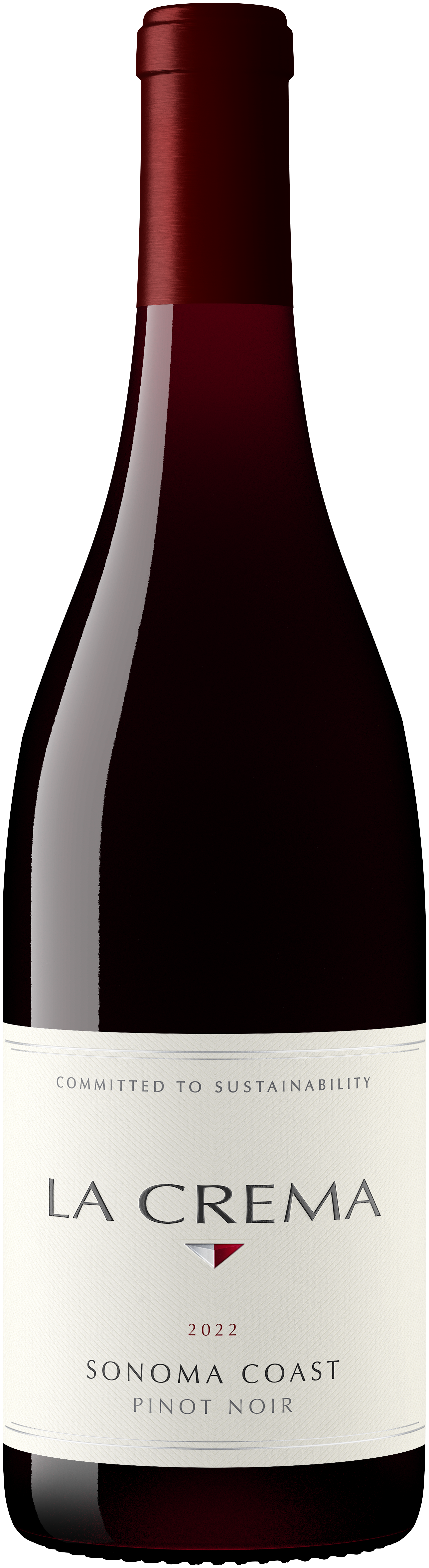 La Crema Sonoma Coast Pinot Noir 2022 Front Bottle Shot