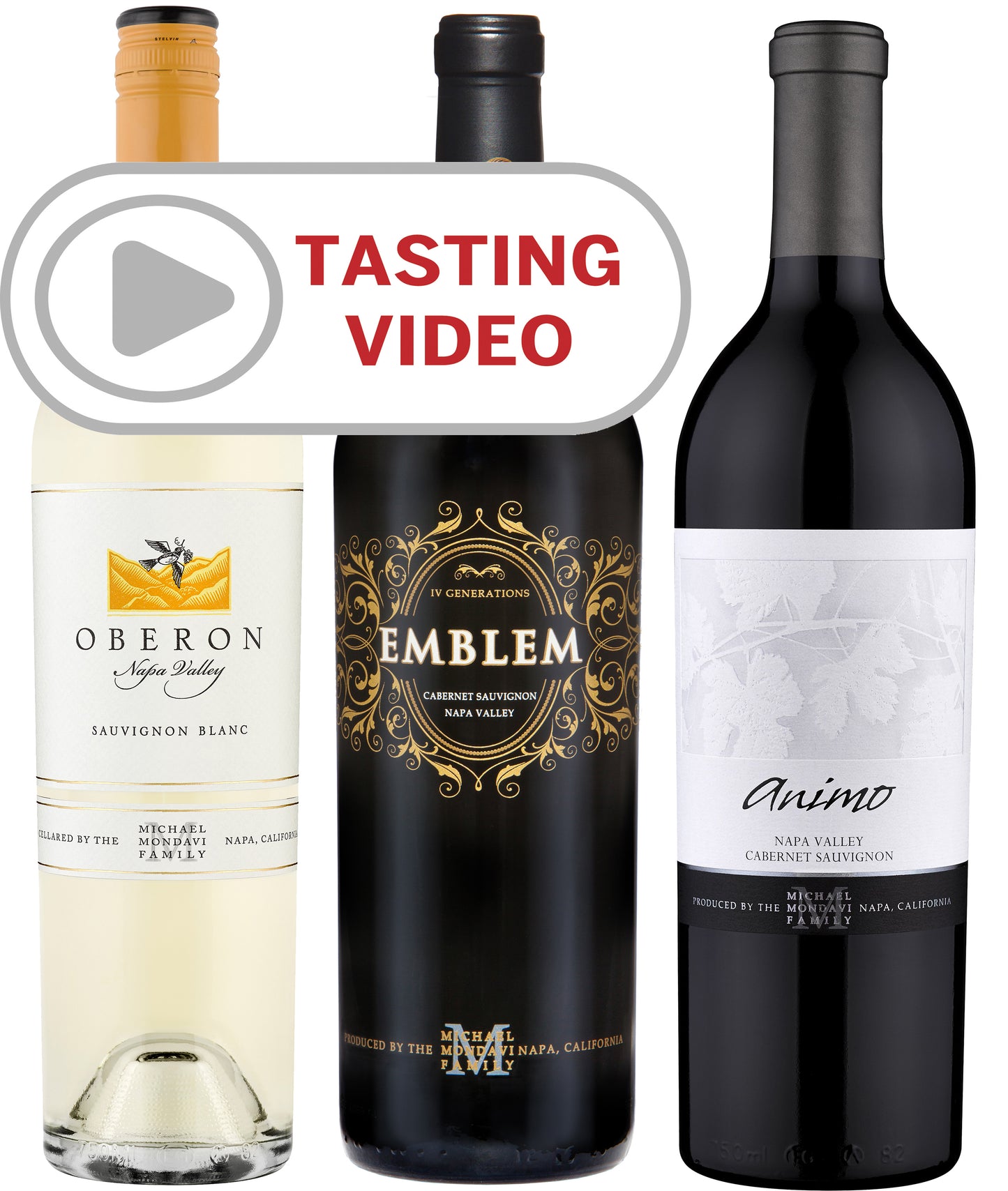 Michael Mondavi Family Estate Trio with Tasting Video