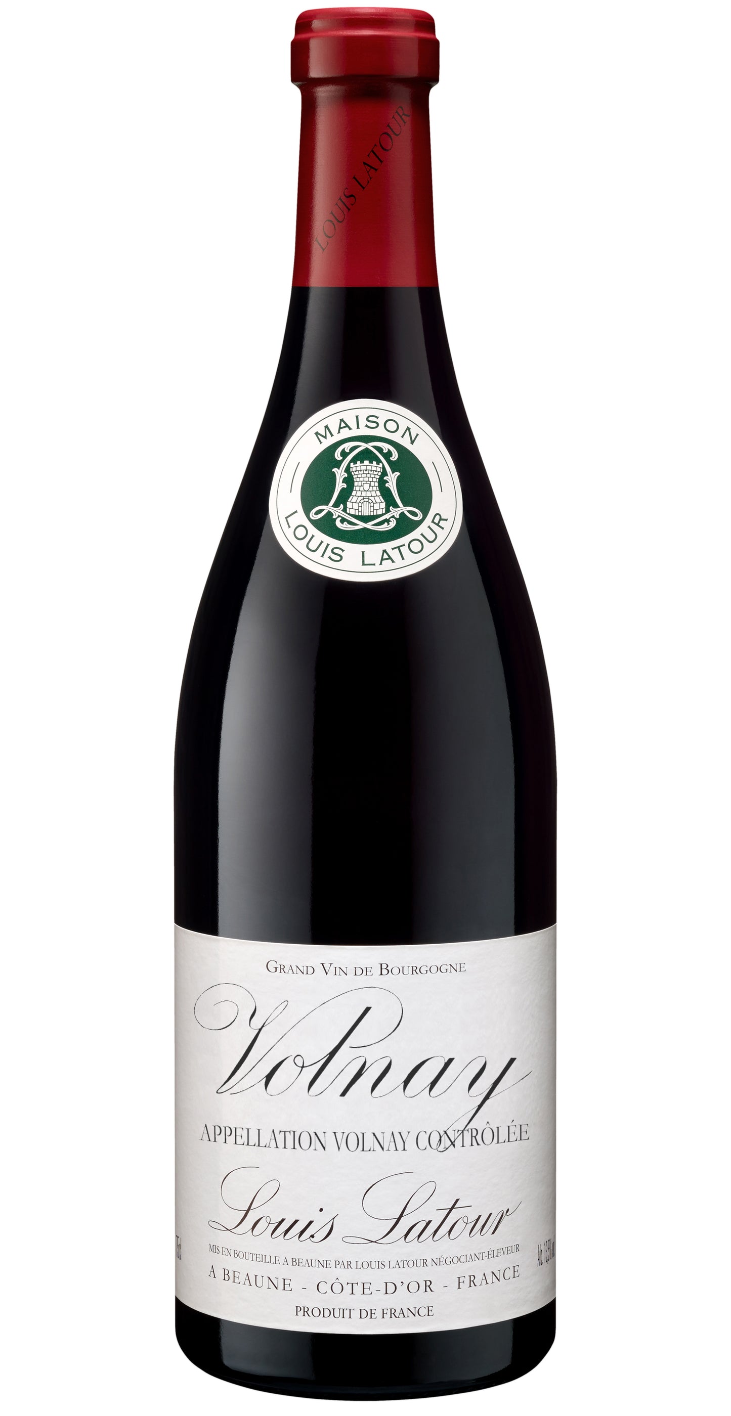 Louis Latour Volnay 2019 Front Bottle Shot