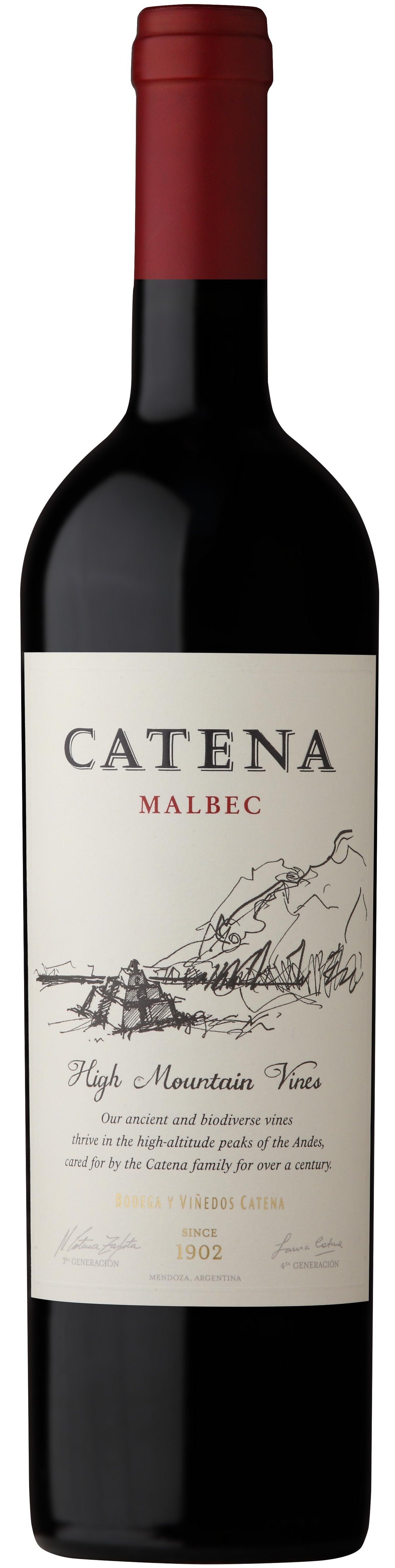 Catena Malbec 2022 Front Bottle Shot