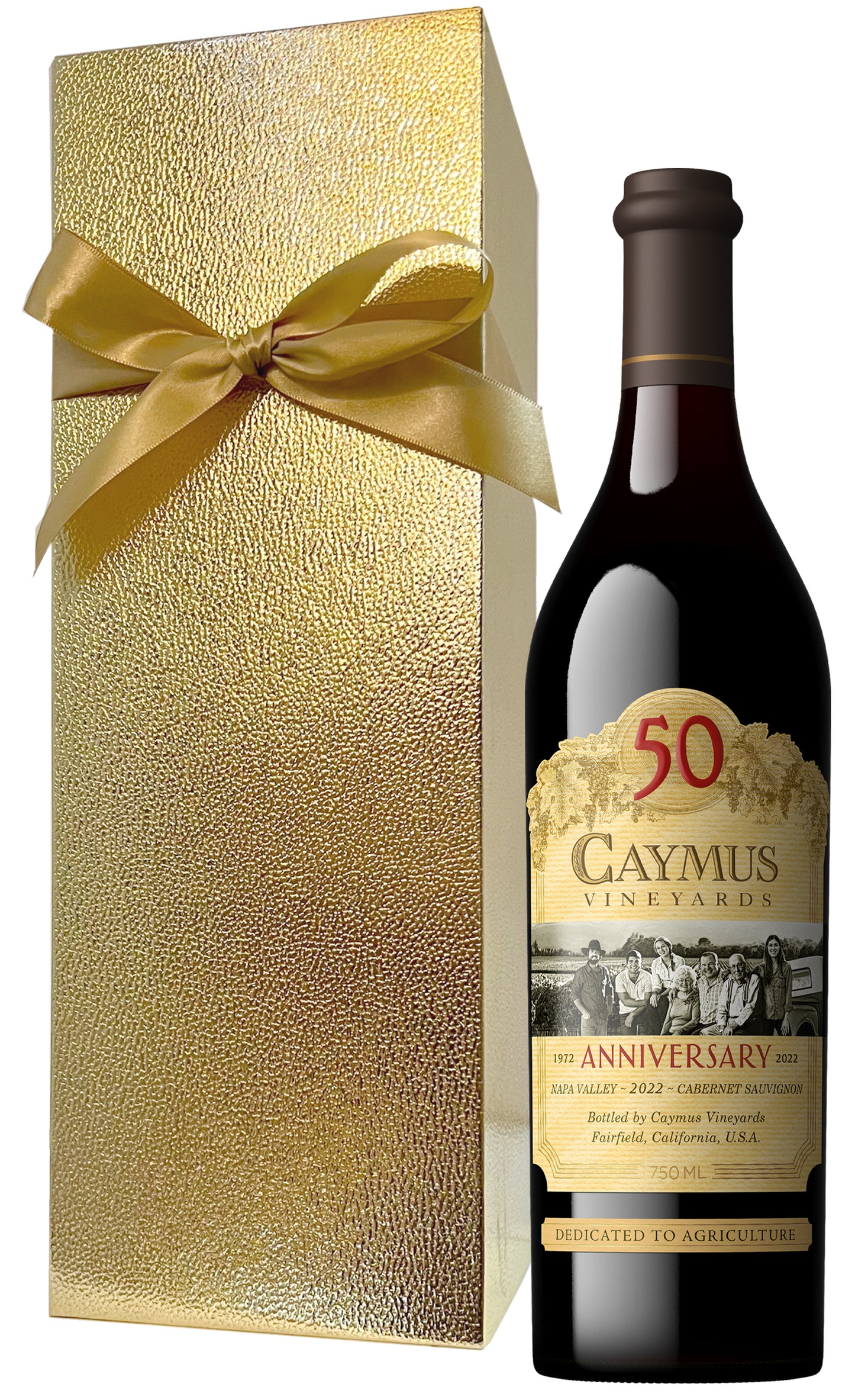 Caymus Napa Valley Cabernet Sauvignon with Gold Gift Box