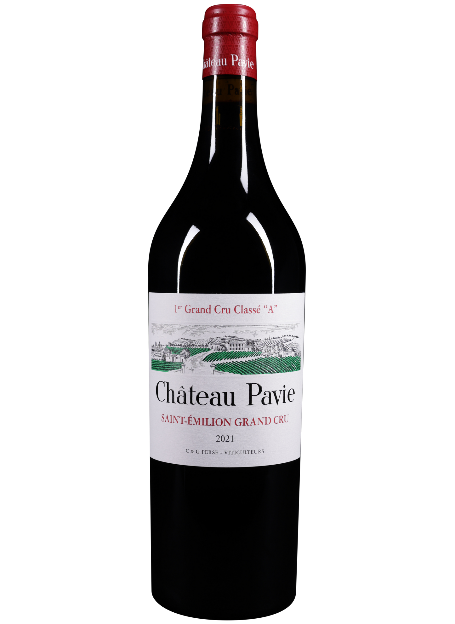 Chateau Pavie 2021 Front Bottle Shot