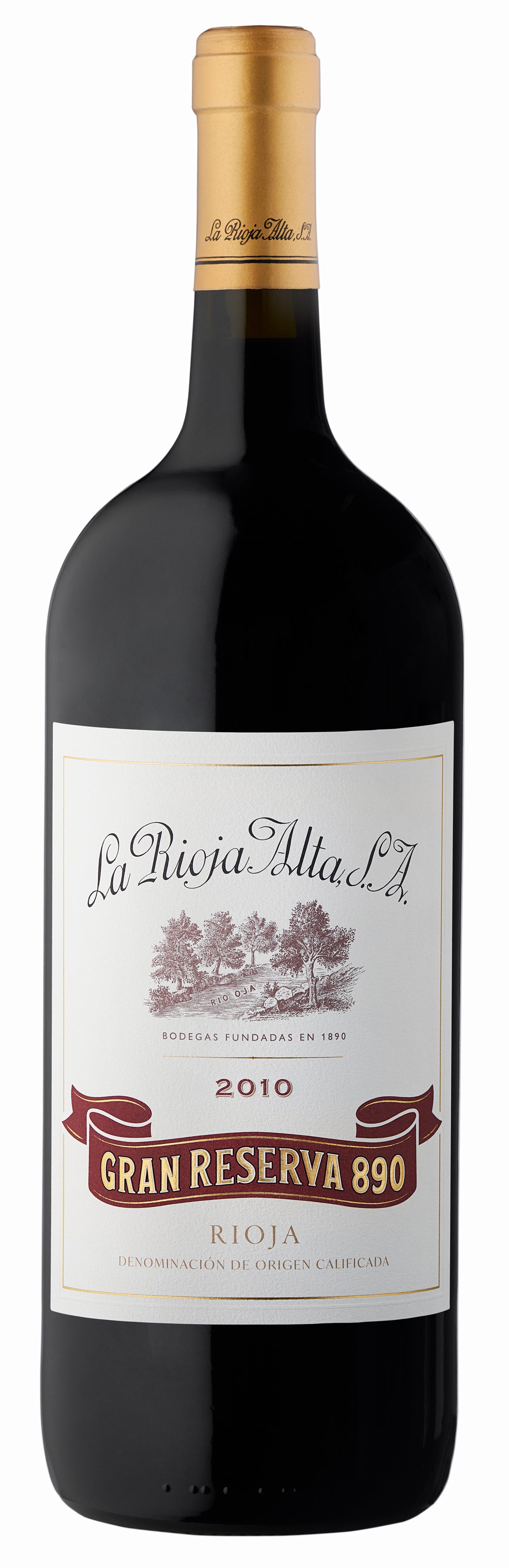 La Rioja Alta Gran Reserva 890 Tinto (1.5 Liter Magnum) 2010 Front Bottle Shot