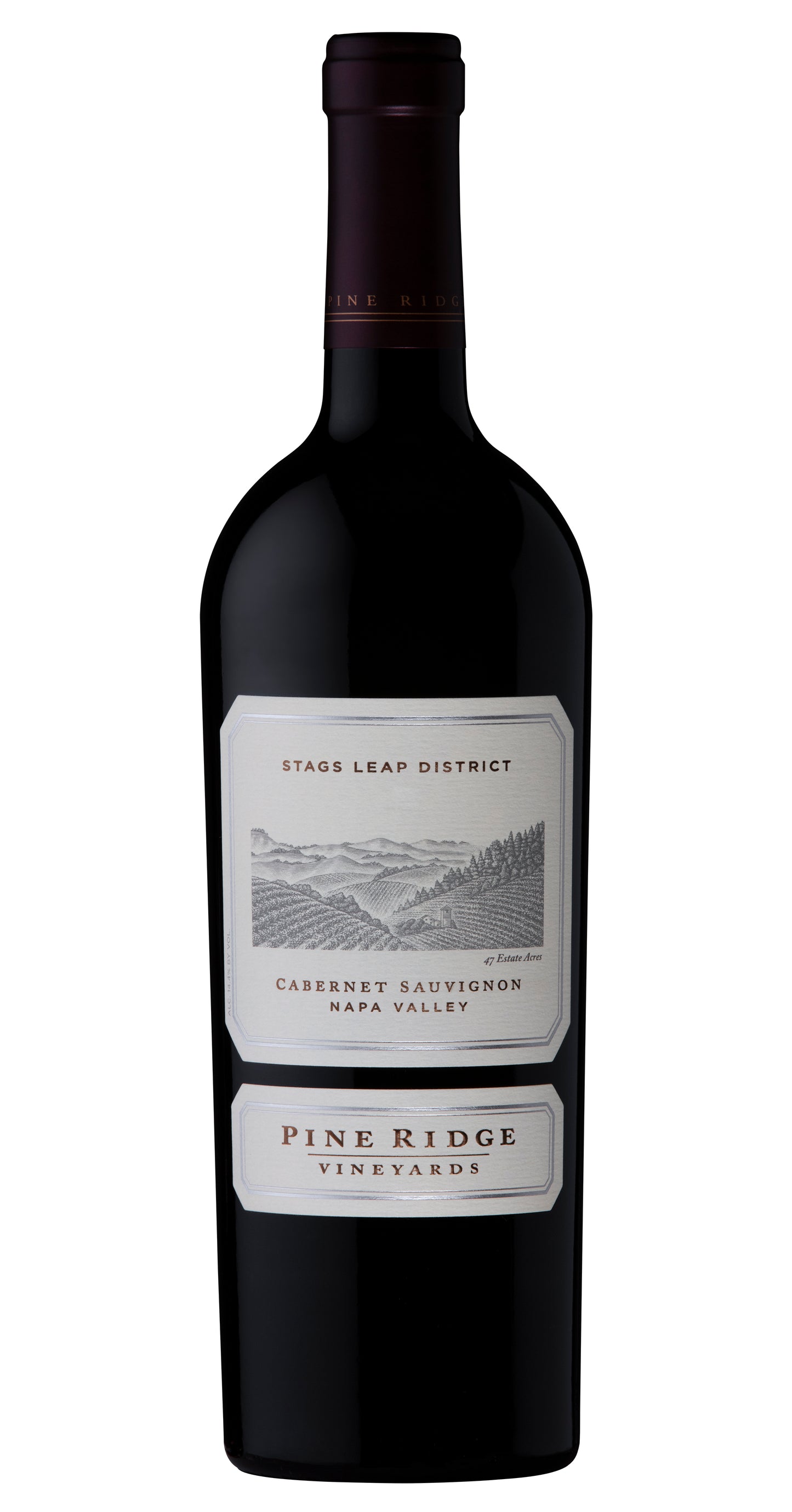 Pine Ridge Stags Leap Cabernet Sauvignon 2022 Front Bottle Shot