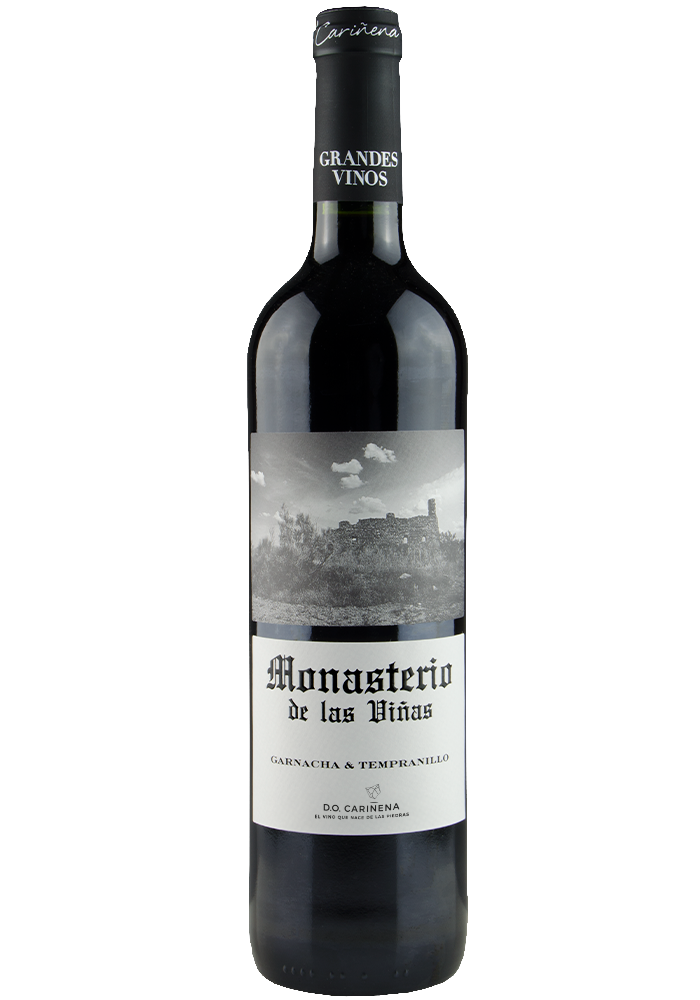 Grandes Vinos Y Vinedos Monasterio de las Vinas Garnacha y Tempranillo 2023 Front Bottle Shot