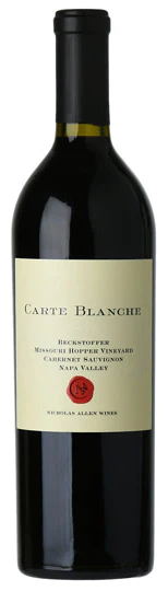 Carte Blanche Beckstoffer Missouri Hopper Vineyard Cabernet Sauvignon 2021 Front Bottle Shot