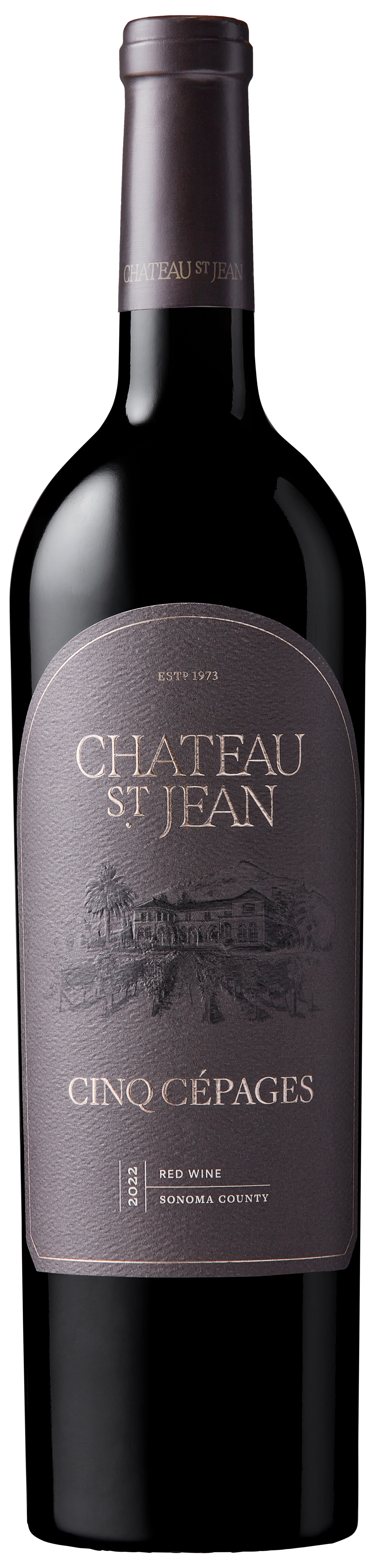 Chateau St. Jean Cinq Cepages 2022 Front Bottle Shot