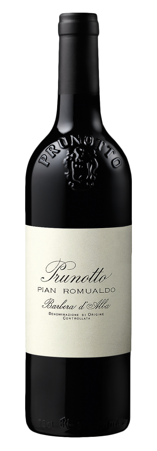Prunotto Barbera d'Alba Pian Romualdo 2021 Front Bottle Shot