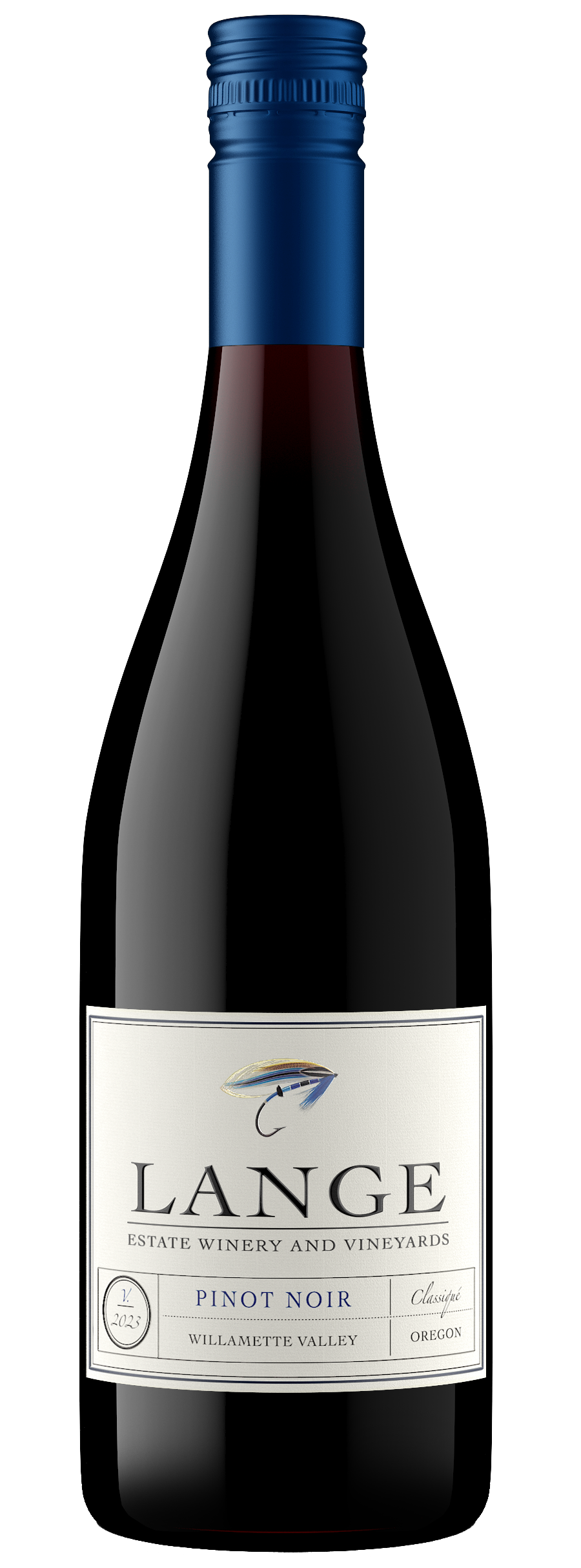 Lange Winery Classique Pinot Noir 2023 Front Bottle Shot