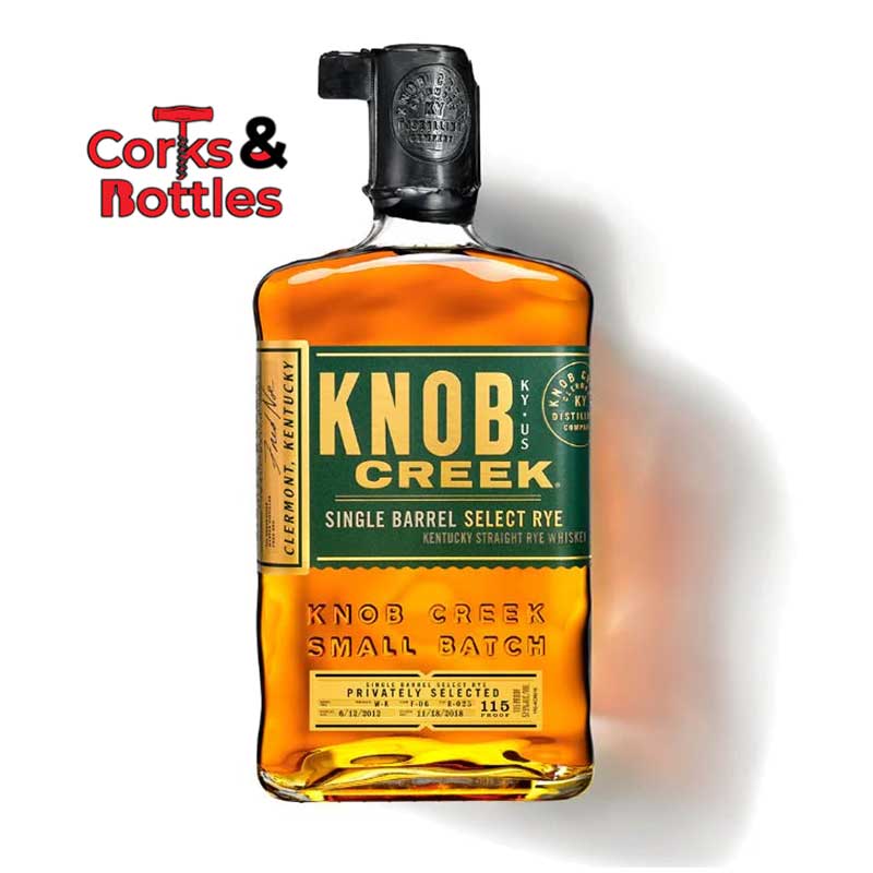 Knob Creek Single Barrel Select Rye by Corks & Bottles