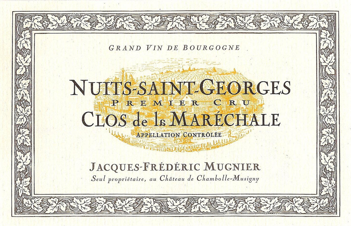 Domaine Jacques-Frederic Mugnier Nuits-St-Georges Clos de la Marechale Premier Cru (1.5 Liter Magnum) 2021