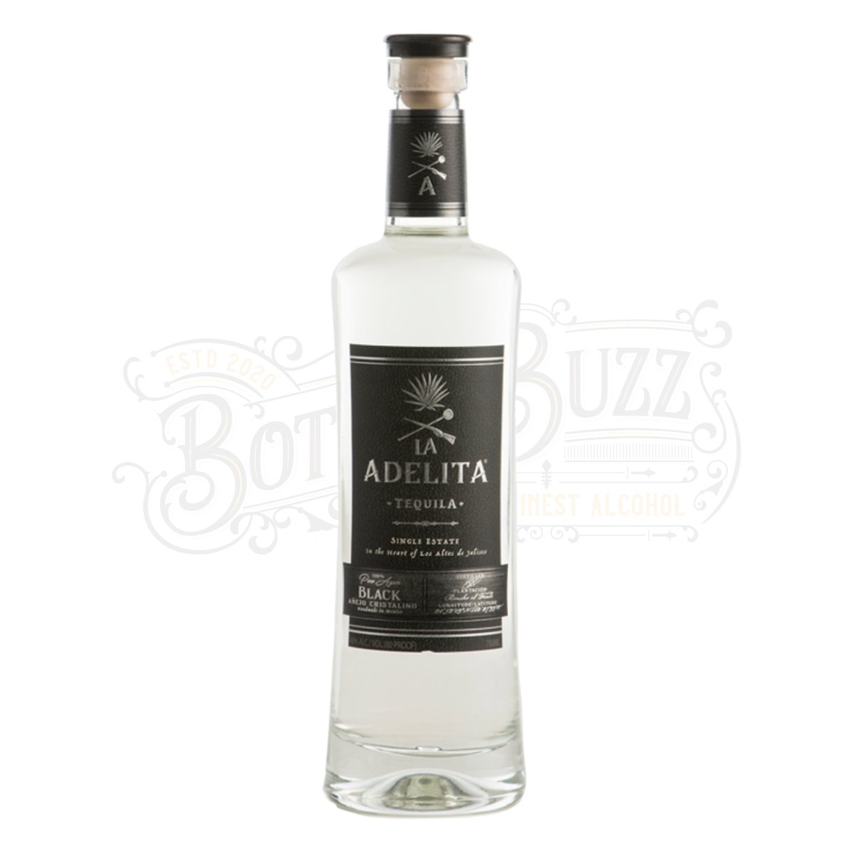 La Adelita Tequila Black Añejo Cristalino
