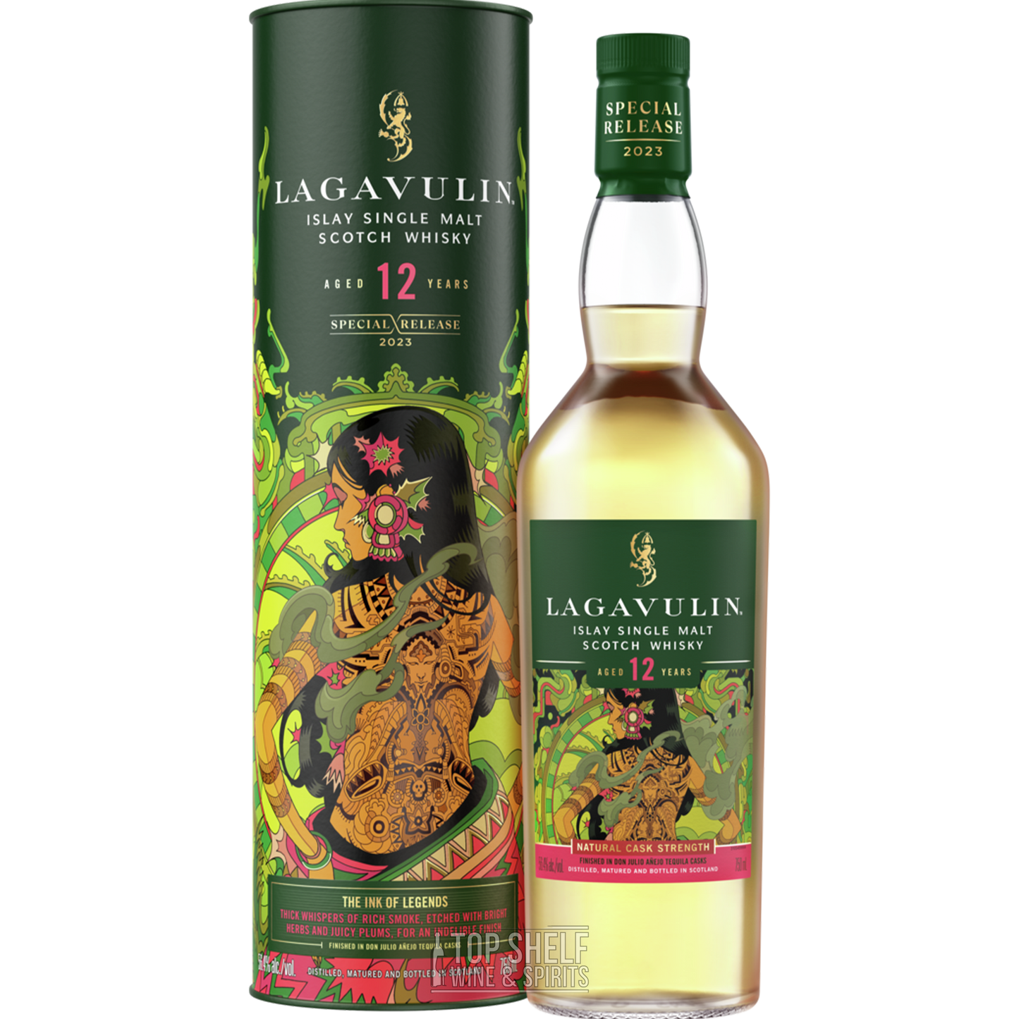 Lagavulin 12 Year "The Ink of Legends" 2023 Special Release Scotch