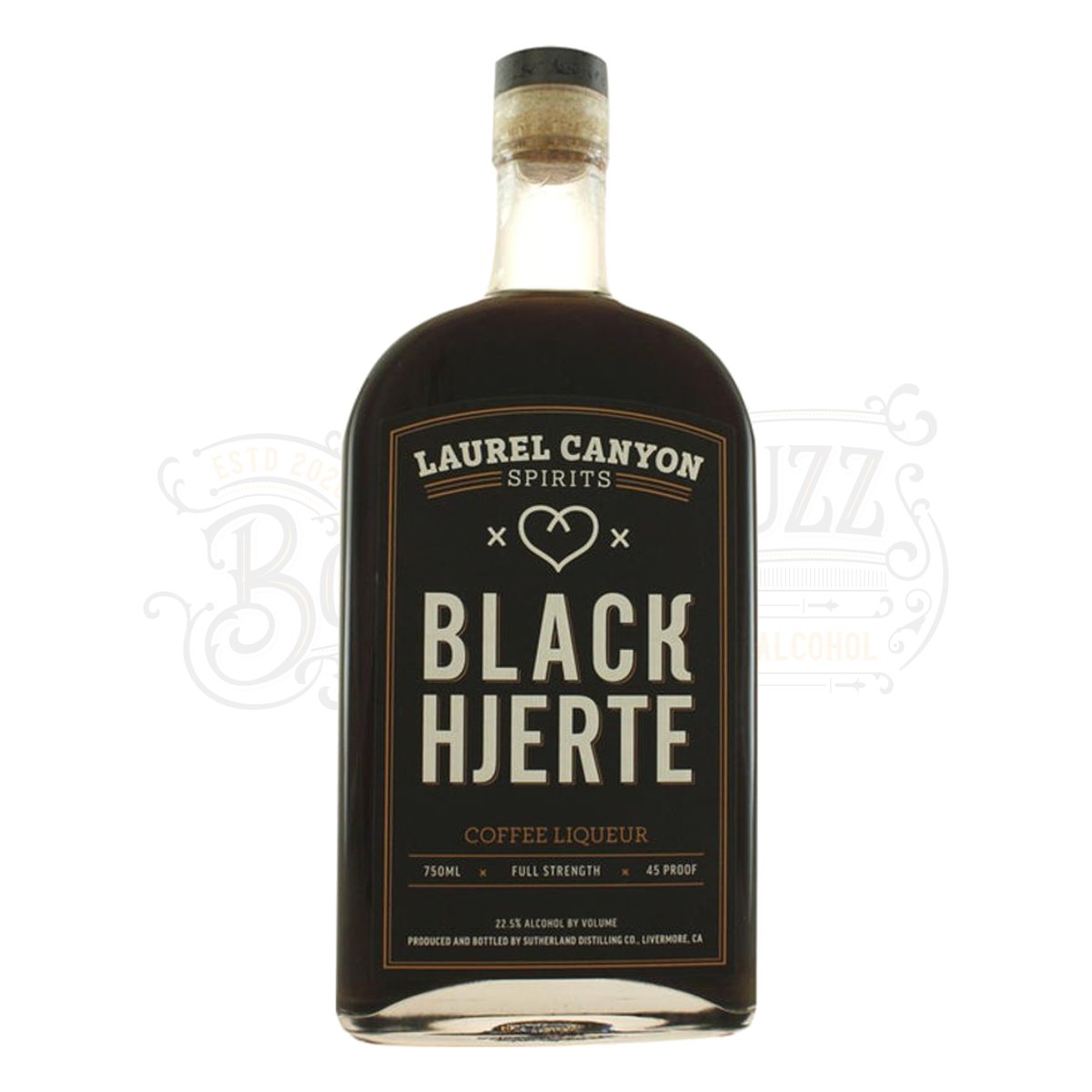 Laurel Canyon Black Hjerte Coffee Liqueur