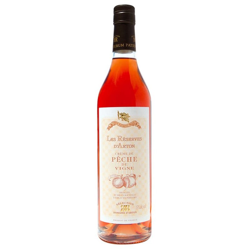 Les Reserves D'Arton Creme de Peche de Vigne Peach Liqueur 750ml