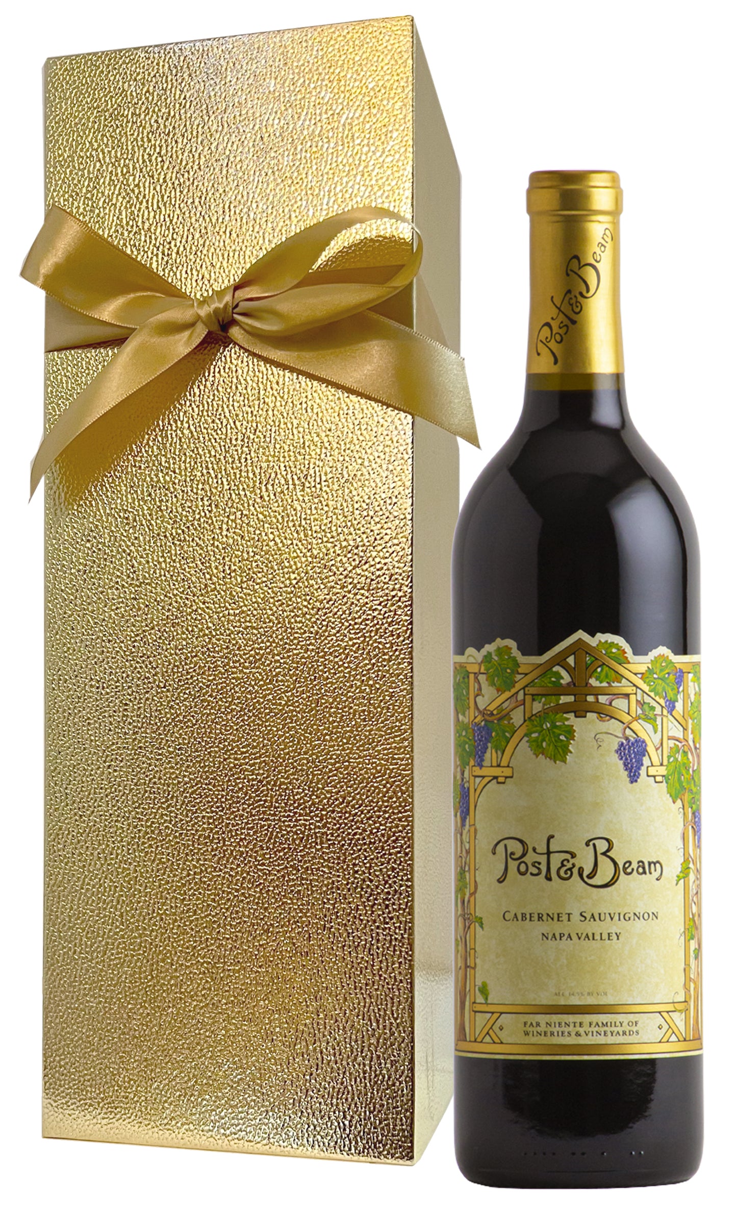 Post & Beam by Far Niente Cabernet Sauvignon with Gold Gift Box